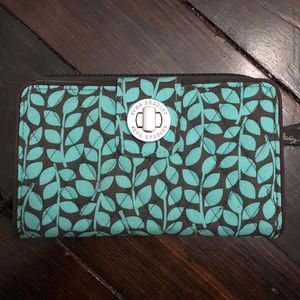 Vera Bradley turn lock wallet